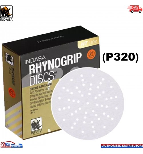 INDASA C56212 HT LINE ULTRAVENT GRIP SANDING DISCS 150MM PK50 - P320